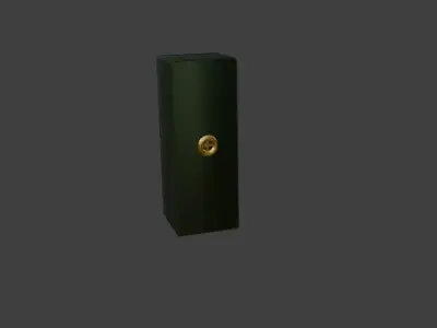 Big safe Low-poly 3D model