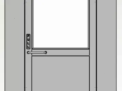 Air Shower For Clean Room Full CAD design 3D model