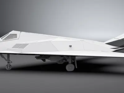 F117 Nighthawk Scale model  3D print model