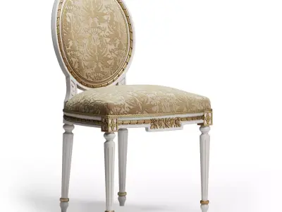 Angelo Cappellini Degas Chair art 724 3D model