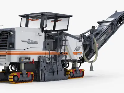 Asphalt Milling Machine 3D model
