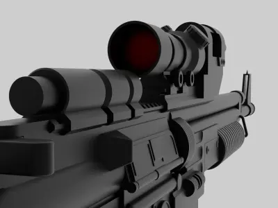 A280 Blaster Rifle 3D model