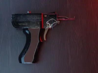 Plasma Gun V4 3D model