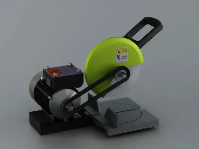 circular saw machine tool industrial wood tools cut equipment 3D model purchase