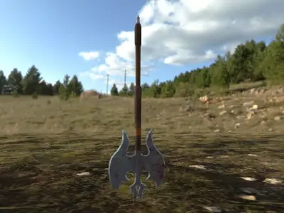 Executioners axe Low-poly 3D model purchase