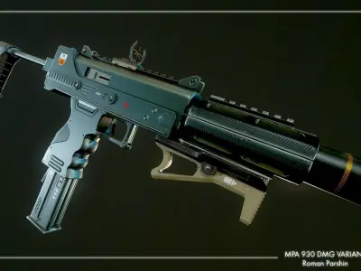 MPA 930 DMG Variant Low-poly 3D model