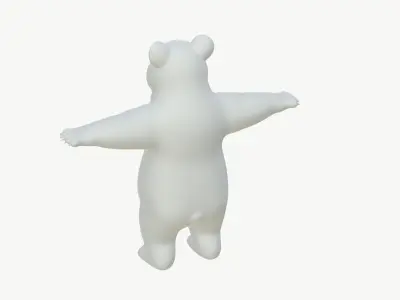  Realistic 3D Bear Model 