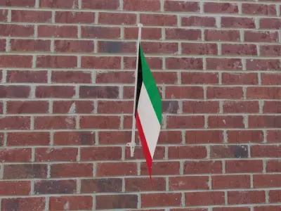 Flag of Kuwait 3D model