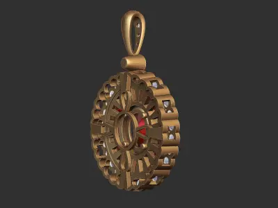  waterwave edge pendant Free 3D model