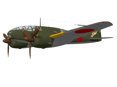 Ki46 Type III  early Dinah 3D model