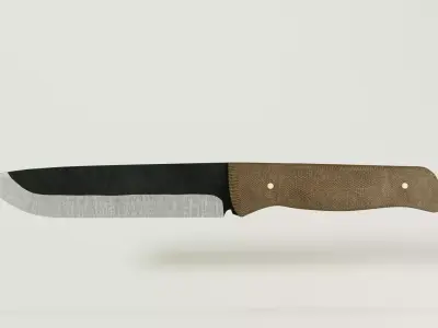 Working Knife Free 3D model