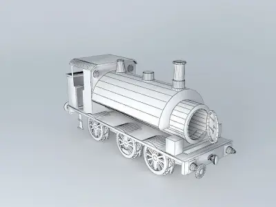 Eco Rail Track ABANDONED Dummy Old Steam Days Free 3D model