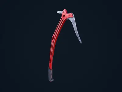 Climbing Axe Low-poly 3D model