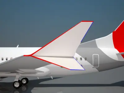 Gol airlines Boeing 737 max 8 3D model