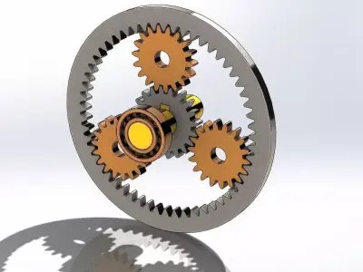 Planetary Gears Free 3D model