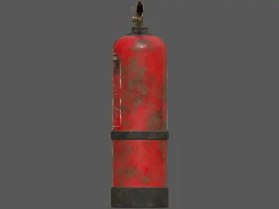 Old Fire Extinguisher PBR Low-Poly Game Ready 3D Model Low-poly 3D model