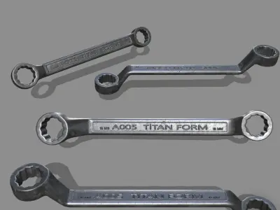 wrench ratchet Low-poly 3D model purchase