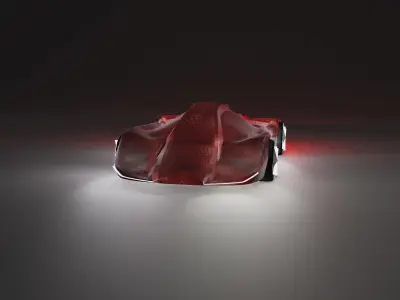 concept car 3D model purchase
