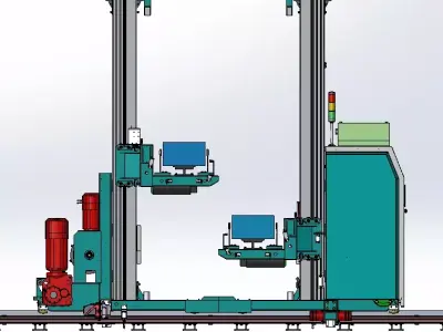 Elevating stacker 3D model