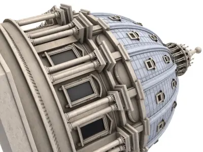 St  Peter Basilica 3D model