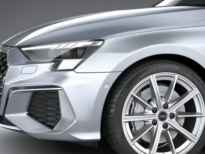 Audi A3 g-tron 2024 3D model