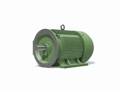 280S B35 Left 4-8 Pole IEC electric motor - 3D CAD model 3D model