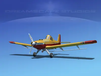 EMB-202 Crop Duster V04 3D model