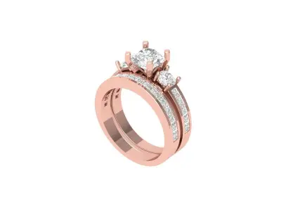 Wedding Ring  3D print model 322