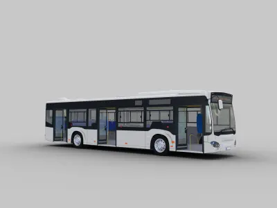 mercedes benz citaro  Low-poly 3D model