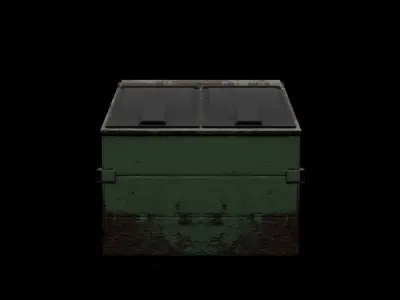 Classic Dumpster 3D model