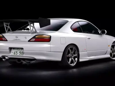 Nissan Silvia spec-R S15 Tuned 3D model