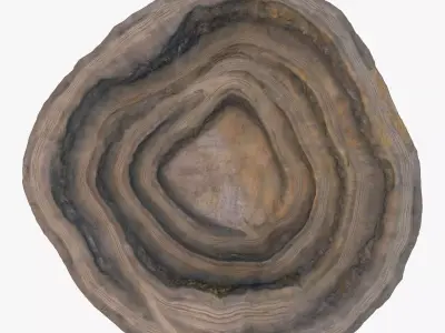 Open Pit Quarry Landscape M1 3D model