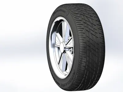 Custom wheels Vision Wheels Dazzler for your scale model 3D print model