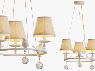 Maytoni voyage chandelier 3D model