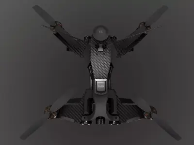 Drone Valkyrie S1 Low-poly 3D model