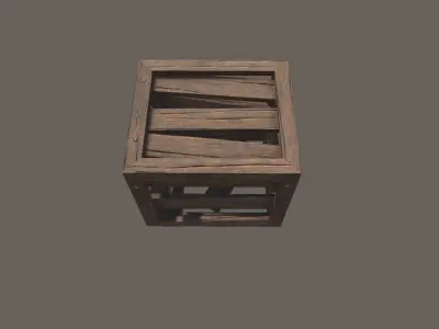Crate Pack Low-poly 3D model purchase