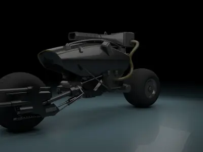 Modified Bat cycle 3D model