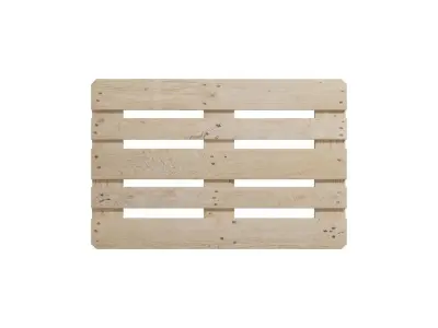 wood eur pallet 3D model