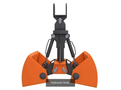 Hydraulic Grab  3D Model Pack