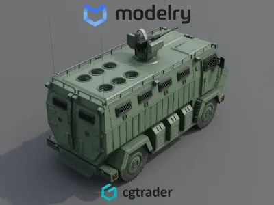 Military MRAP 3D model