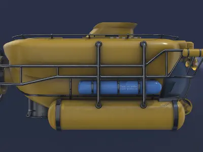 Yellow Submarine 3D model buy
