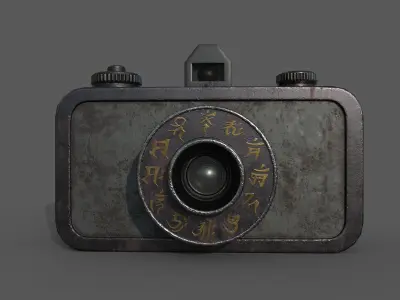 Camera Obscura Low-poly 3D model