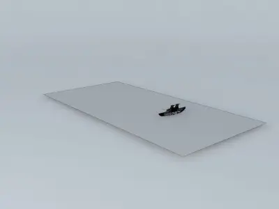 Santa Kayak Free 3D model