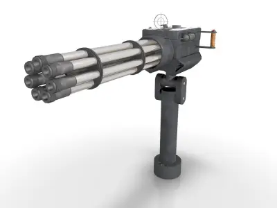 Machine Gun 07 3D model