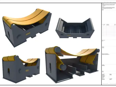 ROLL CRADLE 3D 3D model