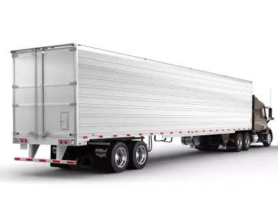 Volvo VNR 640 Trailer 3D model