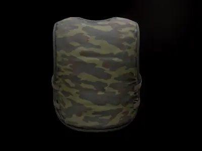 6B2 Body Armor Low-poly 3D model