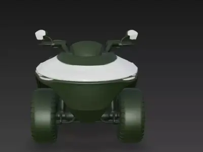 Realistic ATV Quad Bike 3D Model Game Ready 3D model