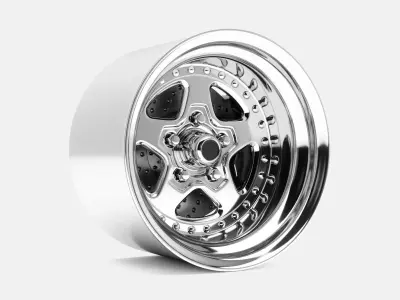 15x10 Center Line Telstar 2 Wheel and Brake 3D print model