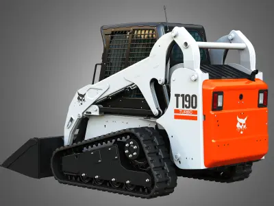 T190 Compact Track Loader - Bucket 3D model